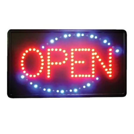 21 In LED Open Sign